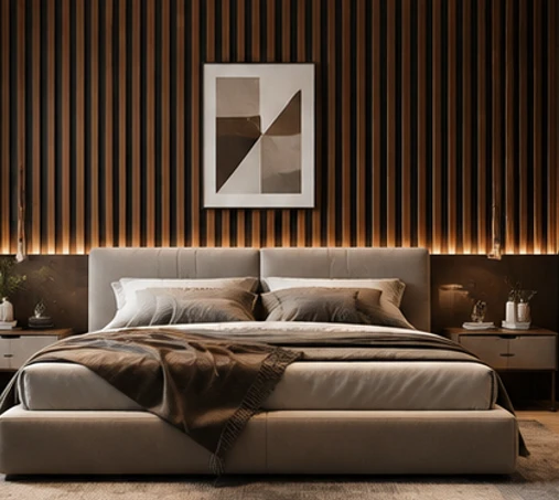 Elegant 3D PS Wall Panel For Interior Spaces factory