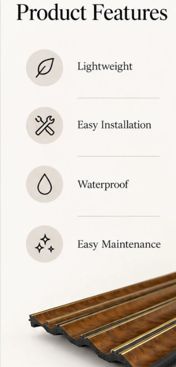 Modern PS Wall Panel Waterproof Decorative Wall Cladding For Interior Projects best